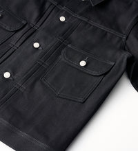 画像をギャラリービューアに読み込む, DENIM JACKET Black
