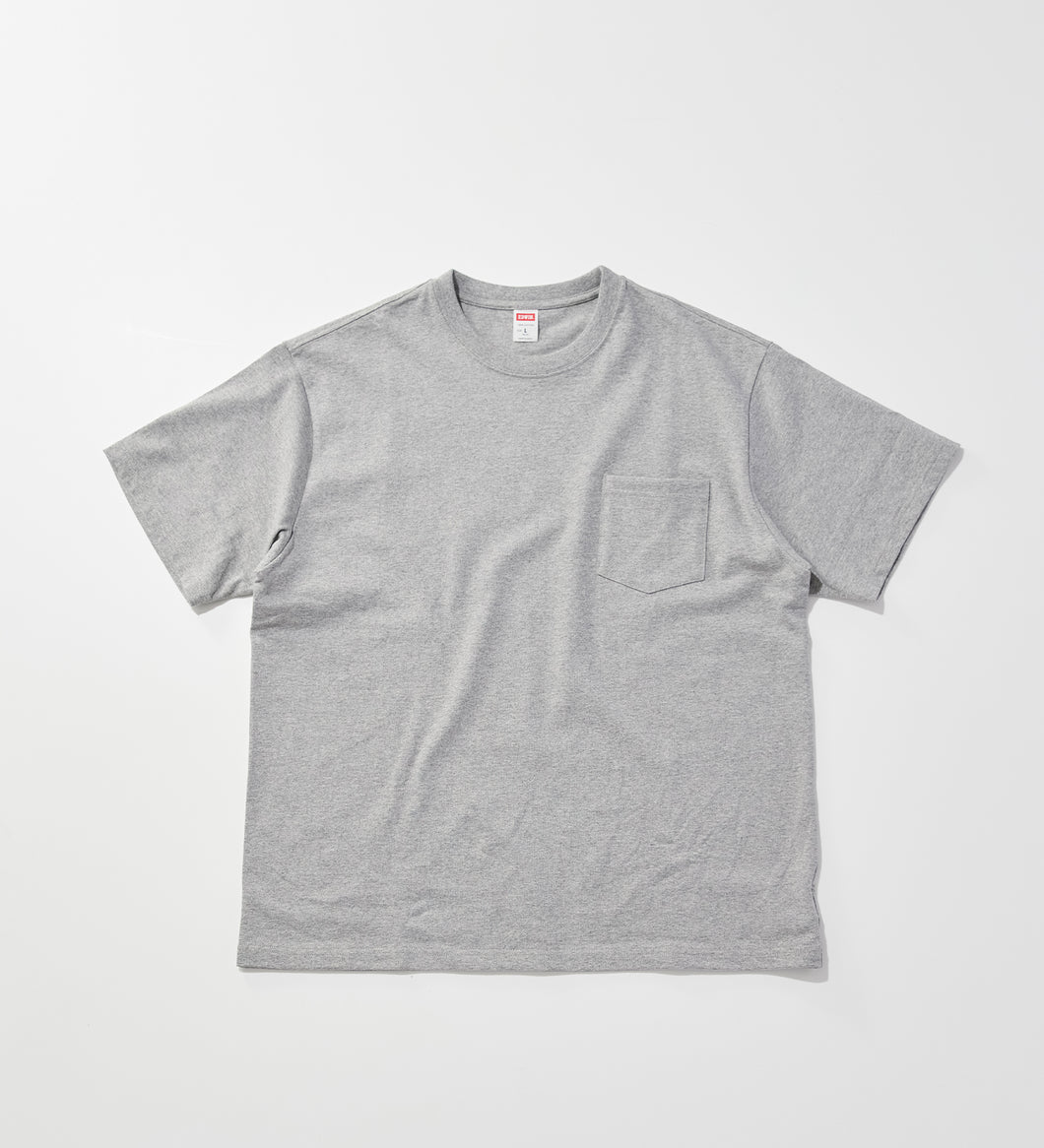 POCKET TEE Heather Gray