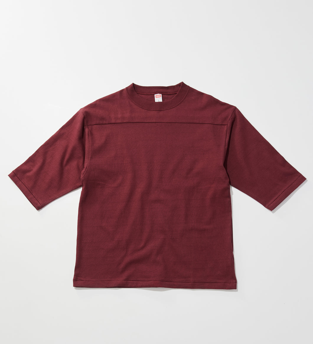 FOOTBALL TEE Wine