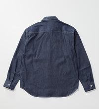 画像をギャラリービューアに読み込む, WORK SHIRTS Black Chambray
