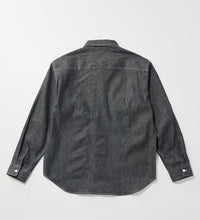 画像をギャラリービューアに読み込む, WORK SHIRTS Black Chambray
