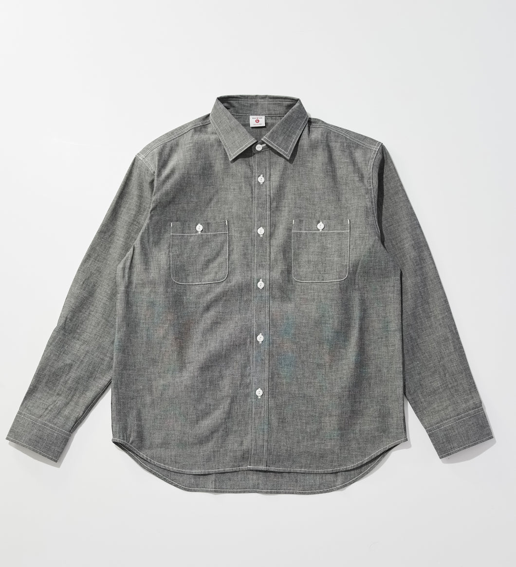 WORK SHIRTS Black Chambray