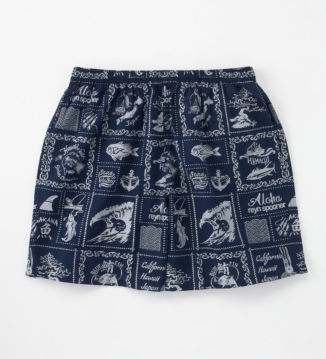 EDWIN×reyn spooner easy shorts navy