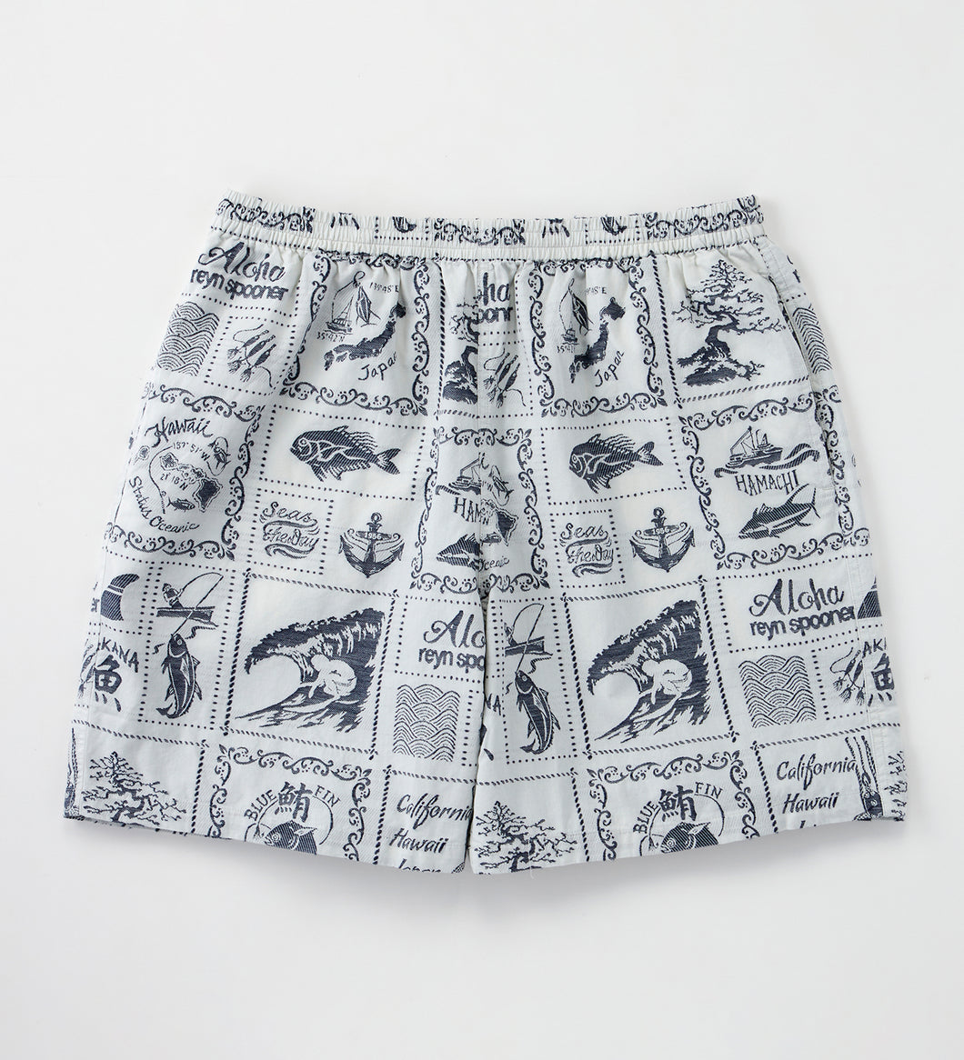 EDWIN×reyn spooner easy shorts white