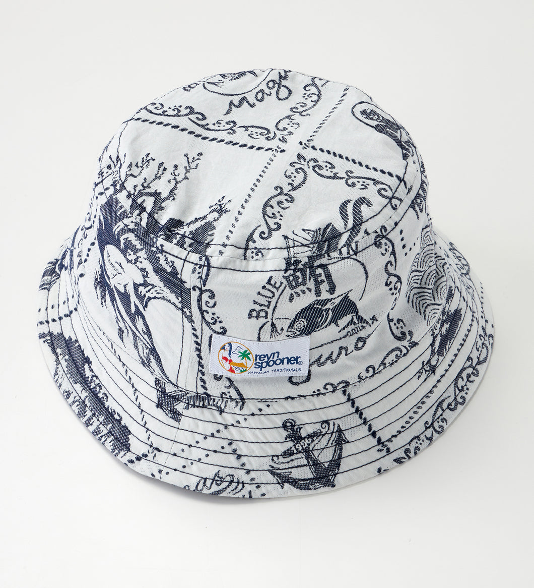 EDWIN×reyn spooner reversible hat white