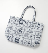 画像をギャラリービューアに読み込む, EDWIN×reyn spooner Reversible tote bag white
