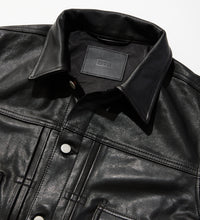 画像をギャラリービューアに読み込む, Leather Jacket Black
