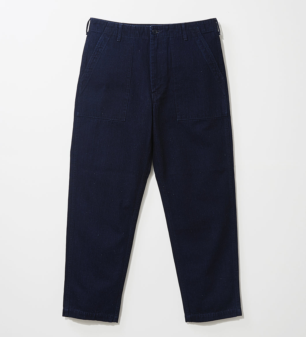 INDIGO GARMENTS FATIGUE PANTS Duck