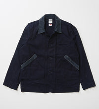 画像をギャラリービューアに読み込む, INDIGO GARMENTS HUNTING JACKET Duck
