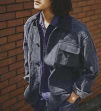 画像をギャラリービューアに読み込む, INDIGO GARMENTS HUNTING JACKET Corduroy
