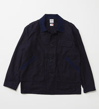 画像をギャラリービューアに読み込む, INDIGO GARMENTS HUNTING JACKET Moleskin
