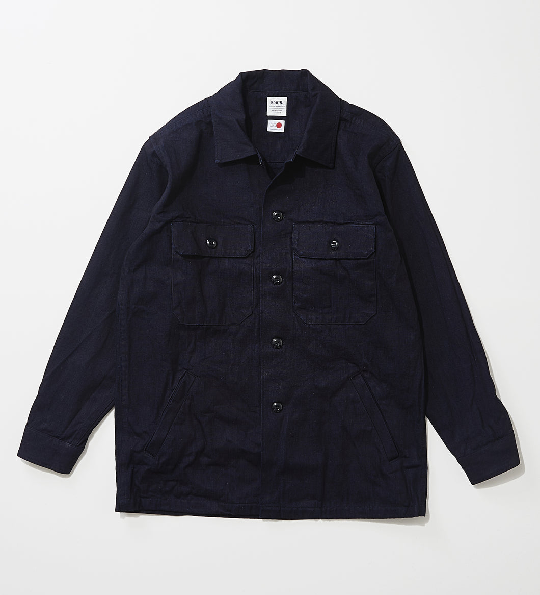 INDIGO GARMENTS FATIGUE JACKET Duck