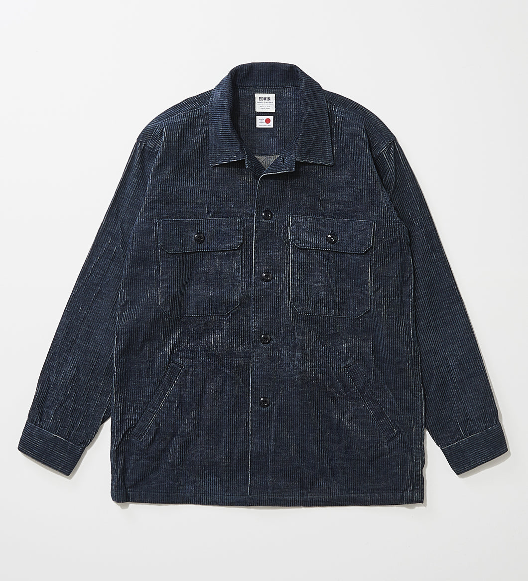 INDIGO GARMENTS FATIGUE JACKET Corduroy