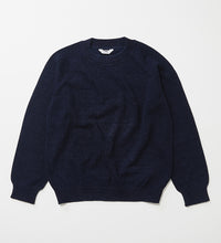 画像をギャラリービューアに読み込む, INDIGO GARMENTS CREWNECK KNIT
