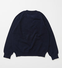 画像をギャラリービューアに読み込む, INDIGO GARMENTS CREWNECK KNIT
