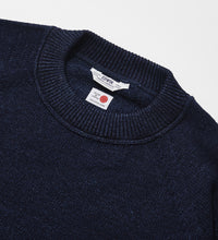 画像をギャラリービューアに読み込む, INDIGO GARMENTS CREWNECK KNIT
