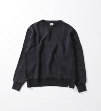 画像をギャラリービューアに読み込む, CREW NECK SWEAT SHIRTS Black Used
