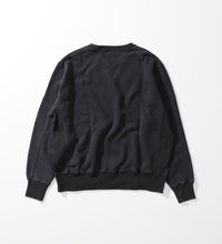 画像をギャラリービューアに読み込む, CREW NECK SWEAT SHIRTS Black Used
