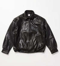 画像をギャラリービューアに読み込む, ZIP UP Leather JKT Black
