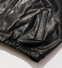 画像をギャラリービューアに読み込む, ZIP UP Leather JKT Black
