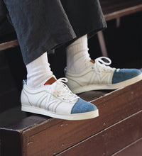 画像をギャラリービューアに読み込む, MIZUNO x EDWIN School Trainer White × Blue
